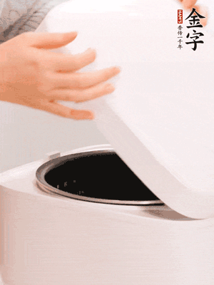 泡發(fā)香菇的水和調好的醬汁混合在一起，倒入電飯煲中，煮飯。